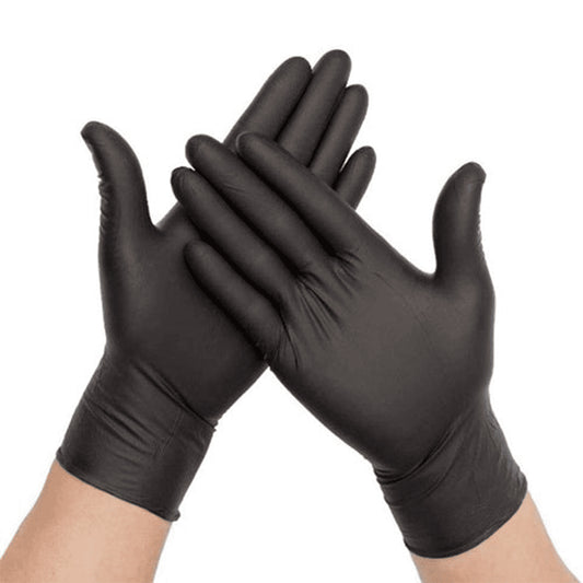 Medi-Origin Medium Black Nitrile Gloves 100pk