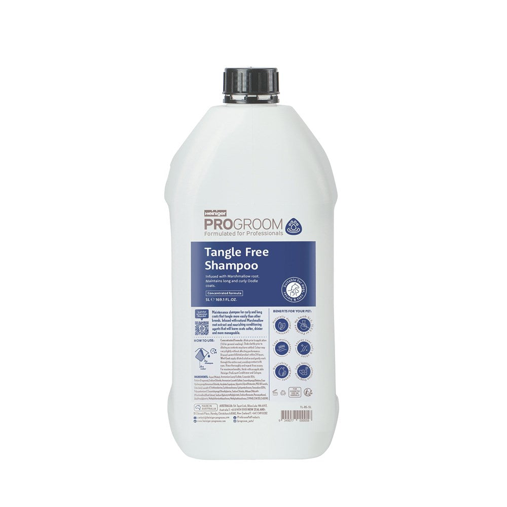 Heiniger ProGroom Tangle Free Shampoo 5L